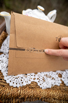 Opening the gift envelope