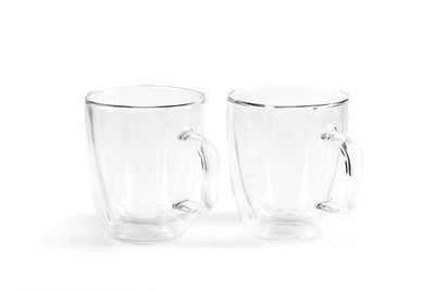 Glass Tea Cups (2 pack)